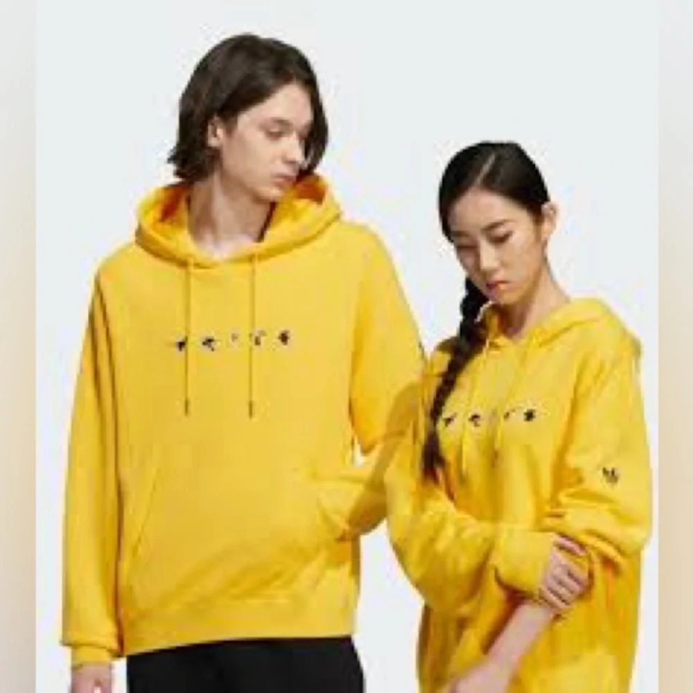 NWT New Adidas x Disney Pixar Manga SW Hoodie Unisex Yellow Gold Large Toy Story